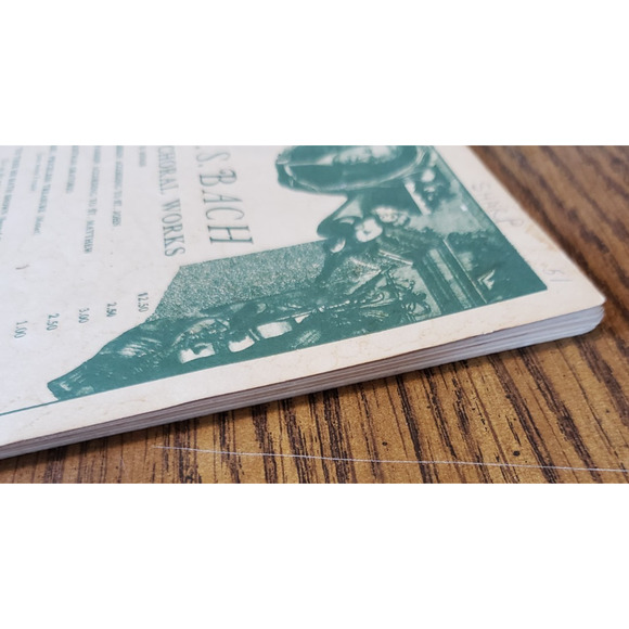 J.S. Bach Choral Works Songbook G Schirmer New York Mass B Minor - Picture 4 of 9